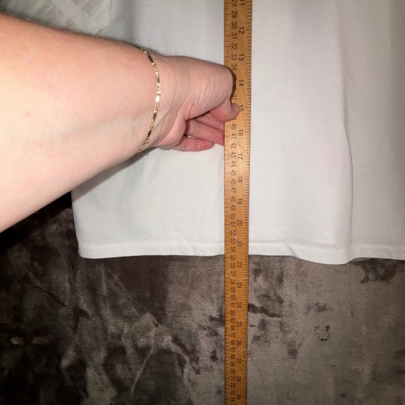 Madewell White Puff Sleeve Tee NWT XS‎ Sheer Poplin Sleeve Cotton Top - Picture 11 of 11